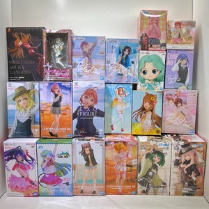 06w7236★1円~ 美少女系 プライズフィギュア まとめ売り エヴァ セーラームーン ラブライブ アイドルマスター他 フィギュア 中古品