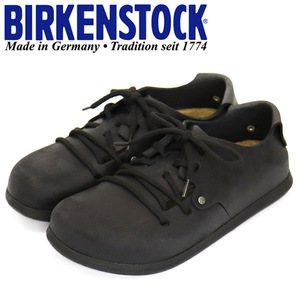 BIRKENSTOCK (ビルケンシュトック) 0199263 MONTANA モンタナ オイルドレザーシューズ BLACK ナロー幅 BI296 37-約24.0cm