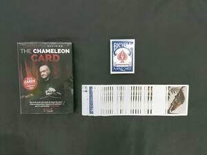 【D525】THE CHAMELEON CARD　カメレオンカード　Dominique Duvivier　ドミニク・ドュビビエ　カード　DVD　ギミック　マジック　