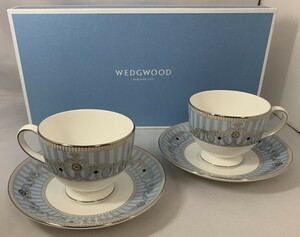 【匿名配送・現状渡し】ウェッジウッド WEDGWOOD アレクサンドラ ペア ティーカップ＆ソーサー