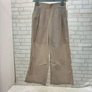 新品 タグ付き MARBLE WALTZ ワイドパンツ キナリ M 綿100% レディース