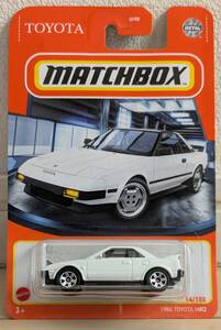 【Matchbox 2021】1984 TOYOTA MR2 ／ 1984 トヨタＭＲ２【リトラクタブル開、左ハンドル】