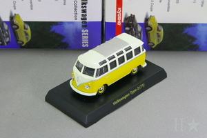 京商 1/64 フォルクスワーゲン タイプ2 T1 イエロー フォルクスワーゲン ミニカーコレクション1 Kyosho 1/64 Volkswagen Type 2 T1 Yellow