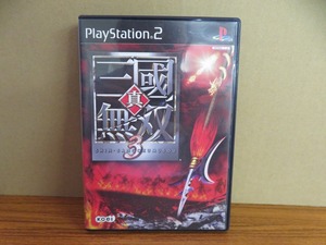 KMG3517★PS2ソフト 真・三國無双3 SHIN・SANGOKUMUSOU3 ケース説明書付き 起動確認済み 研磨・クリーニング済み プレイステーション2