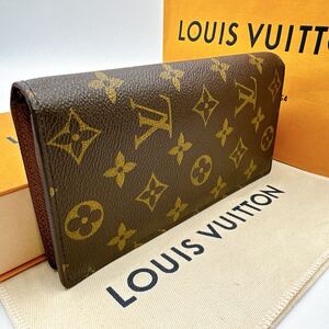 3760【ほぼ極美品】LOUIS VUITTON ルイヴィトン モノグラム ポルトフォイユブラザ 二つ折り財布 長財布 ウォレット M66540/TA2143