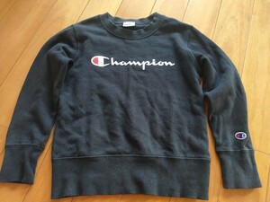 Champion/チャンピオン/スウェット/黒/ブラック/130サイズ/キッズサイズ/子供/KIDS/キッズ/男の子/女の子