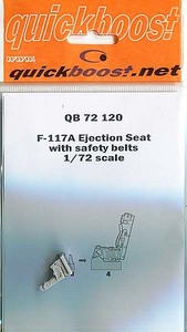 クイックブースト 72120 1/72 F-117A用射出座席 (ベルトモールド付)(ハセガワ用)