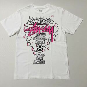 ■ Mサイズ ■ STUSSY 札幌WORLDTOUR 限定 Tシャツ ( ステューシー レア old チャプト 周年 記念 ワールドツアー Tee oldstussy )