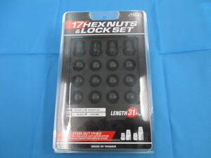 MID 17HEX NUTS＆LOCK SET　M12×1.5　新品ナットロックセット