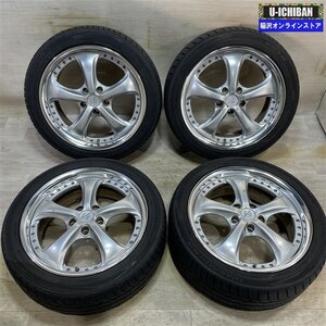 オデッセイ 等 WORK VS-KF 7.5-18+45 5H114.3 トーヨー トランパスMPZ 225/45R18 18インチ 4本セット 009