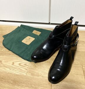 [00s RALPH LAUREN] レザージョッパーブーツ 23.5 日本製 ブラック ラルフローレン