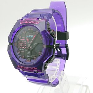 6488# カシオ/CASIO 腕時計 ジーショック G-SHOCK GA-B001CBRS-6AJF クォーツ デイデイト Bluetooth搭載 20気圧防水 メンズ パープル