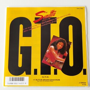 【良好品7inch】SINITTA シニータ/G.T.O.(VIPX-1882)ディスコ/EUROBEAT/PWL/ストック・エイトキン・ウォーターマン/SAW/1988年EP