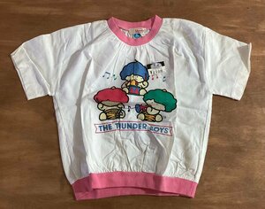 CC-9506■送料無料■サンリオ SANRIO THE THUNDER BOYS Ｔシャツ キッズ サイズ:110 身丈40cm 袖丈13cm 肩幅:36cm●未使用品/くGOら