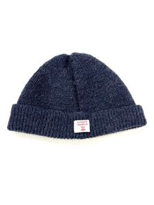 Nigel Cabourn ナイジェルケーボン WOOL KNIT CAP ウール ニットキャップ BEANIE ビーニー ワッチ ネイビー 帽子