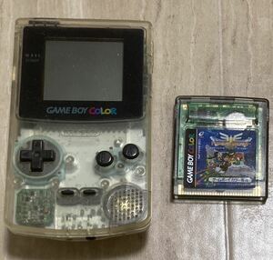 ゲームボーイカラー Nintendo CGB-001 任天堂 GAMEBOY COLOR 通電確認済み カセット付 ドラゴンクエスト3 0003d 