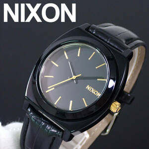 NIXON TIME TELLER MORE IS MORE エナメルブラックケース／マッドブラック文字盤 ベルト交換済 点検動作品 ニクソン タイムテラー