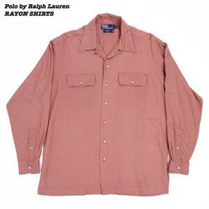 Polo by Ralph Lauren RAYON Shirts M SH24121 ポロバイラルフローレン レーヨンシャツ シャツ オープンカラー ボックスシルエット