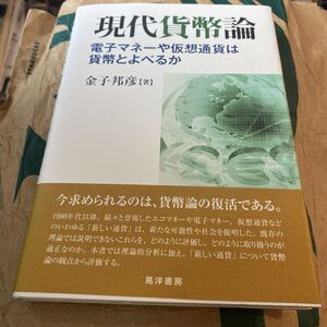 現代貨幣論　電子マネーや仮想通貨は貨幣とよべるか 金子邦彦／著