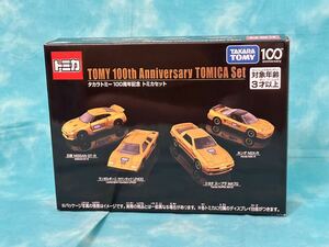 送無新品 タカラトミー100周年記念トミカセット TOMY 100th Anniversary TOMICA Set スープラ MA70 NISSAN GT-R ホンダ NSX-R カウンタック