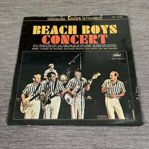 【赤盤カラーレコード国内盤】BEACH BOYS CONCERT ビーチボーイズ コンサート /LP レコード /CP7176 / ライナー有 / 洋楽ロック /