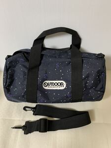 即決/OUTDOOR×earth music&ecologyアウトドア×アースミュージックアンドエコロジーコラボ ミニドラムバッグ/うさぎの星座/鞄/USED