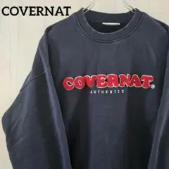 【韓国人気ブランド】COVERNAT カバーナット スウェット ネイビー L