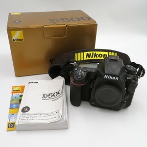 1円～ Nikon ニコン D500 デジタル一眼レフカメラ ボディのみ 箱付 動作未確認 y59-2916757【Y商品】