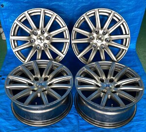 n_【未使用品】ホイール4本セット 17インチ SEIN SS RV 7.5J-17 +25 139/6H プラド サーフ 西桂店