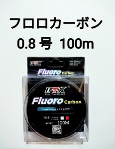 フロロカーボン　ライン　0.8号　100m　4.136lb　釣り糸　リーダー　ショックリーダー　道糸