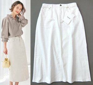 ■23区DENIM大きいサイズ48ストレッチデニムAラインスカート18,040円■