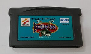 ゲームボーイアドバンス GBA ゲームソフト Exciting Bass エキサイティングバス 釣り 箱と説明書無し 動作確認済み