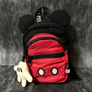 Disney×ZARA ザラ　 リュックサック　ディズニー　キッズ　ミッキー　ブラック　レッド　＊EN