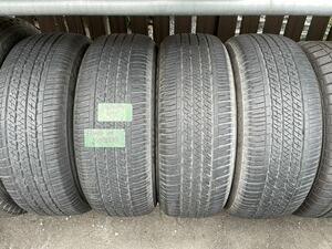 ［F0146］中古タイヤ4本セット！235/55R18！ブリヂストン エコピアH/L422プラス 2018年製造！ハリアー、ヴァンガードなどに！