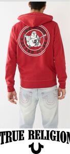 送料無料 新品 TRUE RELIGION LOGO SEAL HOODIE