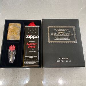 ソ）新品未使用保管品　Zippo ジッポライター　guarantee ギャランティ　オイルライター　一式セット