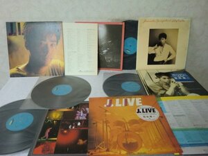 (QC)何点でも同送料 LP/レコード/まとめて4枚/シュニリンク袋付//稲垣潤一＜パーソナリー/シャイライツ/J.LIVE/246:3AM