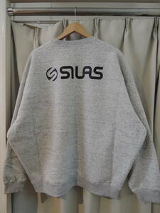 SILAS サイラス CHEST LOGO BASIC WIDE SWEATSHIRT アッシュ（グレー） Mサイズ 公式HP 完売 秋冬 最新人気商品 