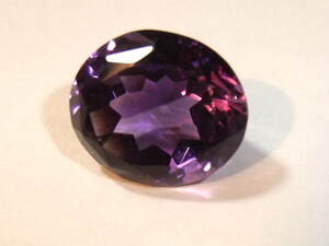 高品質アメジスト8.0ct 綺麗カット石amethyst 定番カット リユースの宝飾用ルース　7　パワーストーンまとめてたくさん大量同梱可 125-10