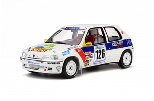 ■Otto 1/18 1997 プジョー106ラリー Gr.N #126 S.ローブ Rallye Vins-Mcon