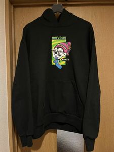 Nervous Records x Phats 　New York Hoodie ファッツ × ナーバスレコード フード パーカー stussy supreme ダブルネーム tシャツ