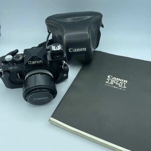 Canon F-1 レンズ FD50mm 専用ケース、システムの展開と使い方ブック付き【中古品】【動作未確認】