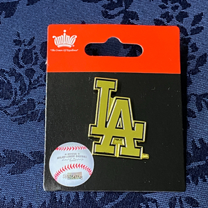 MLB 公式ライセンス製品 Amingo ピンズ Pins ピンバッチ Dodgers ロサンゼルス ドジャース USA正規品 メジャーリーグ 西海岸 ゴールド