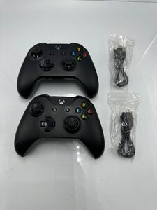 S1531) Microsoft コントローラー Xbox one ゲームパッド 1708 2個セット　通電確認