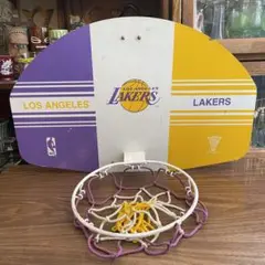 ロサンゼルスLAKERS レイカーズ　バスケットボールゴール　USAヴィンテージ