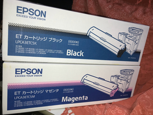 ★EPSON純正★ETカートリッジ 2個セット★LPCA3ET5K/LPCA3ET5M★未使用品★