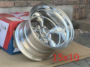 新品！American Racing VN515 TORQ THRUST II 1PC 15x10-44 5H PCD120.65 POLISHED 深リム USDM