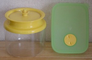 【中古】 タッパーウェア☆Tupperware　タッパー　保存容器　経年保管品　