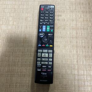 動作確認済み【SHARP】◆AQUOS◆ GB113PA BD TV テレビリモコン シャープ アクオス