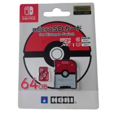 【新品】ポケモン microSDカード 64GB Nintendoライセンス商品